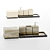 Elegant Hidalgo Armani Bathroom Set 3D model small image 2