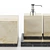 Elegant Hidalgo Armani Bathroom Set 3D model small image 4