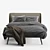 Luxurious Ayrton Bed by Cattelan Italia 3D model small image 3