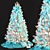 Winter Wonderland White Christmas Tree 3D model small image 2