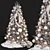 Winter Wonderland White Christmas Tree 3D model small image 5