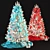 Winter Wonderland White Christmas Tree 3D model small image 6