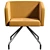 Modern Hera Armchair: Sleek Design & PBR Materials 3D model small image 3