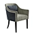 Eugenie Armchair: Classically Modern Comfort 3D model small image 1