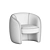 Velvet Barrel Chair: Natalie Allmodern 3D model small image 4