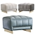 Simpatico Ottoman: Balanced Beauty 3D model small image 1
