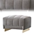 Simpatico Ottoman: Balanced Beauty 3D model small image 2