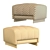 Simpatico Ottoman: Balanced Beauty 3D model small image 5