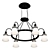 Classic Traditional 6-Light Chandelier 3D model small image 1