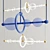 Sleek Copper Pendant Light 3D model small image 2