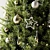 Festive Christmas Tree Decoration 3D model small image 2