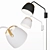 Scandinavian Minimalist Oslo Wall Lamp 3D model small image 1