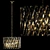 Selva 8-Light Gold Chandelier 3D model small image 6