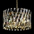 Selva 8-Light Gold Chandelier 3D model small image 8