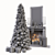 Festive Christmas Decoration Set 3D model small image 5