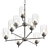 Elegant Winslow 9-Light Chandelier 3D model small image 1