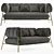 Tirella Bonaldo Sofa: Modern Elegance 3D model small image 1