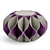 RUFF High: Modern Wool Felt Pouf 3D model small image 3