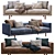EQ3 Replay 91: Stylish, Versatile Sofa 3D model small image 1
