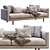 EQ3 Replay 91: Stylish, Versatile Sofa 3D model small image 2