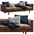 EQ3 Replay 91: Stylish, Versatile Sofa 3D model small image 3