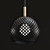 Elegant Harlequin Ceiling Light 3D model small image 2