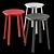 HAY Revolver Stool: Sleek and Functional 3D model small image 3