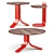Isla Coffee & Side Tables by Gan Rugs 3D model small image 1