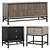Art Deco Chest & Bedside Tables Set 3D model small image 1