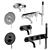 Cezares Tink Bathroom Fixture Set 3D model small image 4