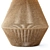 Zara Home Jute Base Lamp: Eco-Chic Lighting 3D model small image 3