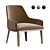 Cleo Modern Armchair - CRS MisuraEmme 3D model small image 1