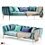 Iseo Cantori: Stylish and Spacious Sofa 3D model small image 1