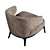 Cozy and Elegant W Furman Armchair 3D model small image 3