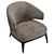 Cozy and Elegant W Furman Armchair 3D model small image 4