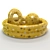 Inflatable Pool with Ball and Ring 3D model small image 2