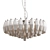 Elegant Murano Glass Chandelier 3D model small image 1