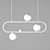 Elegant Round Chandelier 3D model small image 2