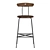 Industrial Iron Anna Stool 3D model small image 2