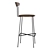 Industrial Iron Anna Stool 3D model small image 4