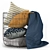 Cozy Pillow Basket - Perfect for Relaxing 3D model small image 3