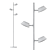 Modern Torch Lampatron FLAMER FL 3D model small image 3