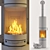 RAIS Pilar Stove - Modern and Stylish 3D model small image 5