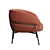 Modern Rimo Armchair: Sleek Design 3D model small image 4