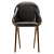 Potocco LYZ 918 G - Elegant and Compact Dining Chair 3D model small image 2
