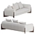Porada Softbay: Stylish Comfort for Any Space 3D model small image 4