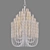 Elegant Tilda Chandelier 3D model small image 1