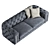 Vincent Contemporary Sofa: Sleek and Stylish 3D model small image 3