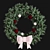 Festive Holiday Wreath 3D model small image 2