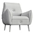 Yuki Pop Color Armchair 3D model small image 5